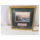 15'ish Thomas Kincade LIGHT OF WORLD Artwork COA