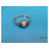 Dainty 10kt Gold OpalLike sz6 Ring 1.5g