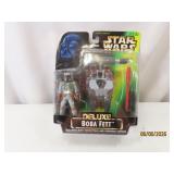 on card BOBA FETT Deluxe Star Wars 1996 Toy