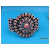 Sterling sgdBBJ Pink Rhodochrositte 2.25' Bracelet