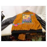 VooDoo Cafe vtg szSM Leather/Nylon RIO VEGAS Coat