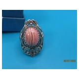 Sterling pinkstone sz7.75 Ring BBJsgd SouthWest11g