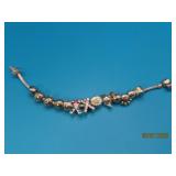 Sterling 7' Charm Bracelet CHAMILIA (14) 65g