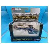 Diecast Helicopter Fighting Machine Blue 2004Corgi