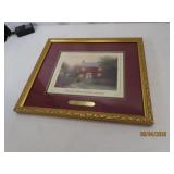 15'ish Thomas Kincade SIT HAVE TEA Artwork COA