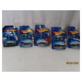 (5) on card vintage Hot  Wheels BATMOBILE Toy Cars