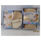 (2) New Lumbar & Foot Cloth Massagers