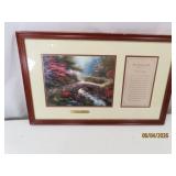 21x13 Thomas Kincade 'JOHN' Wall Art Framed Print