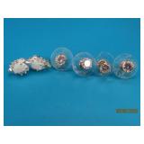 (3sets) Sterling Beautiful Earrings CZ~Pearl