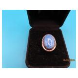 Pawn Sterling BlueStone sz7.75 Ring