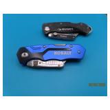 (2) BeltClip Folding HUSKY/KOBALT Work Knives