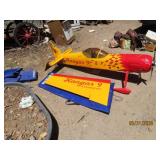 Mega 9' HANGAR 9 R/C Airplane 24'prop SUKHOI $$