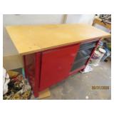 CRAFTSMAN 54' Metal woodtop Work Bench Storage