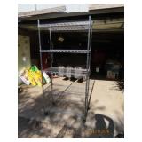 Rolling 36' NSF Metal 5tier Shelf Rack