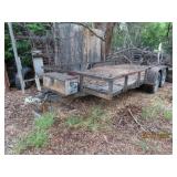 16'x7' dbl-axle Heavy Duty Flatbed Trailer NoTitle