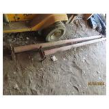 (2) 3'pipe HeavyDuty 8' Support Adj Beam Posts
