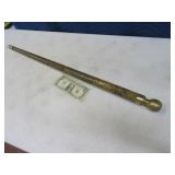 33" Vintage Walking Cane w/ Stash Handle