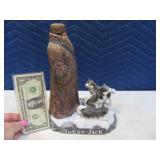 Yukon Jack 1985 Whiskey Decanter Dog Themed NEAT