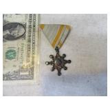 Unique Antique Military Medal ForeignEngraved