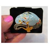 Disney ALADDIN 2" Bling Pin Jewelry Boxed Vintage