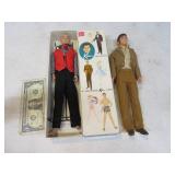 Lot (2) Early Barbie KEN Dolls w/ One Box