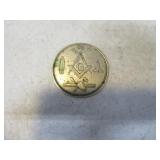 Antique 1924 Masonic Embossed Token