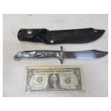 11" Fixed Blade DuckEmbossed All Metal Hunt Knife