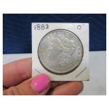 1883 Morgan Silver Dollar Coin