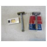 Lot (2) Vintage GILETTE Shaving Razors