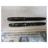 Lot (2) Antique Fountain Pens