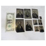 Lot (10) Antique Tin Type Photographs Portraits