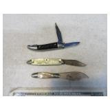 Lot (3) Antique Unique Pocket Knives