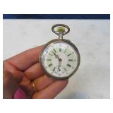 Beautiful Anitique 2tone Pocket Watch AS IS