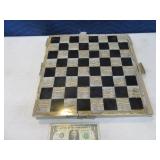 All Stone Vintage Chess 13.5" Board & SET