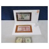 Mint (2) Currency Banknote France~Gibralter