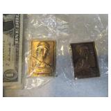 Topps Pete Rose & Mickey Mantle Metal 1.5" Collect