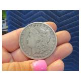 1880 Morgan Silver Dollar Coin Circulated