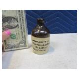 Mini Advertising 3.5" Crock Jug w/ Lettering Oldie