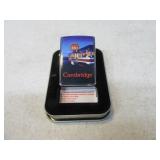 Mint Unfired ZIPPO LIghter in Case DINER ADV