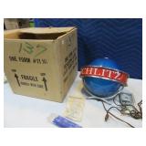 Rare 10" SCHLITZ Rotating Bar Globe Cash Reg Sign