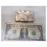 Antique 3" Pill Box w/ Unique Insert & Pearl Otsde