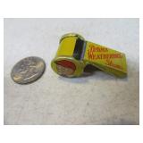Antique Tin Advertising Kids Whistle
