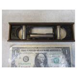 Antique 6" Stanley Metal Pocket Level