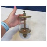 Antique Gas/Oil? 5" Glass Gauge Marked NICE