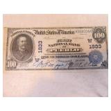 $100 Dollar Bill 1911 PUEBLO Bank Currency