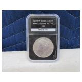 1882 Uncirculated Morgan Silver Dollar in Case