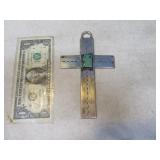 Pawn LARGE 6.5" Cross Pendant WOW