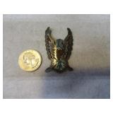 Pawn 2" Silver Eagle Inlaid Pendant SIGNED