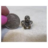 Sterling Sitting Indian sz8 Pawn Type Ring
