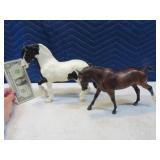 Lot (2) BREYER 10" Horse Figures Toys